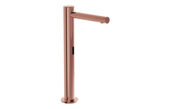 VitrA Origin Touch Free Tall Single Inlet Basin Mixer (Mains) - Soft Copper